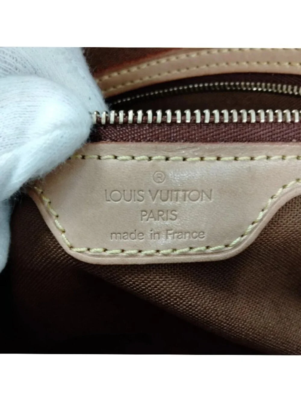Authentic Louis Vuitton Monogram Looping PM Shoulder Bag Brown Canvas Leather LV